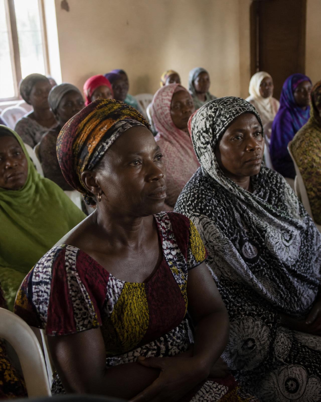 AOL Foundation supporting widows at a community event